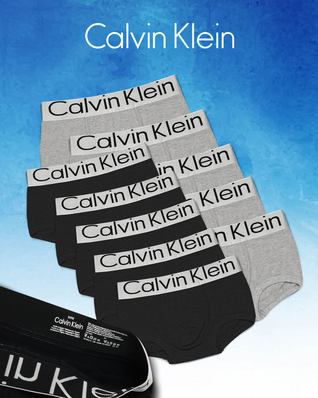 CALVIN KLEIN MIX SLIPS - ΣΕΤ 10