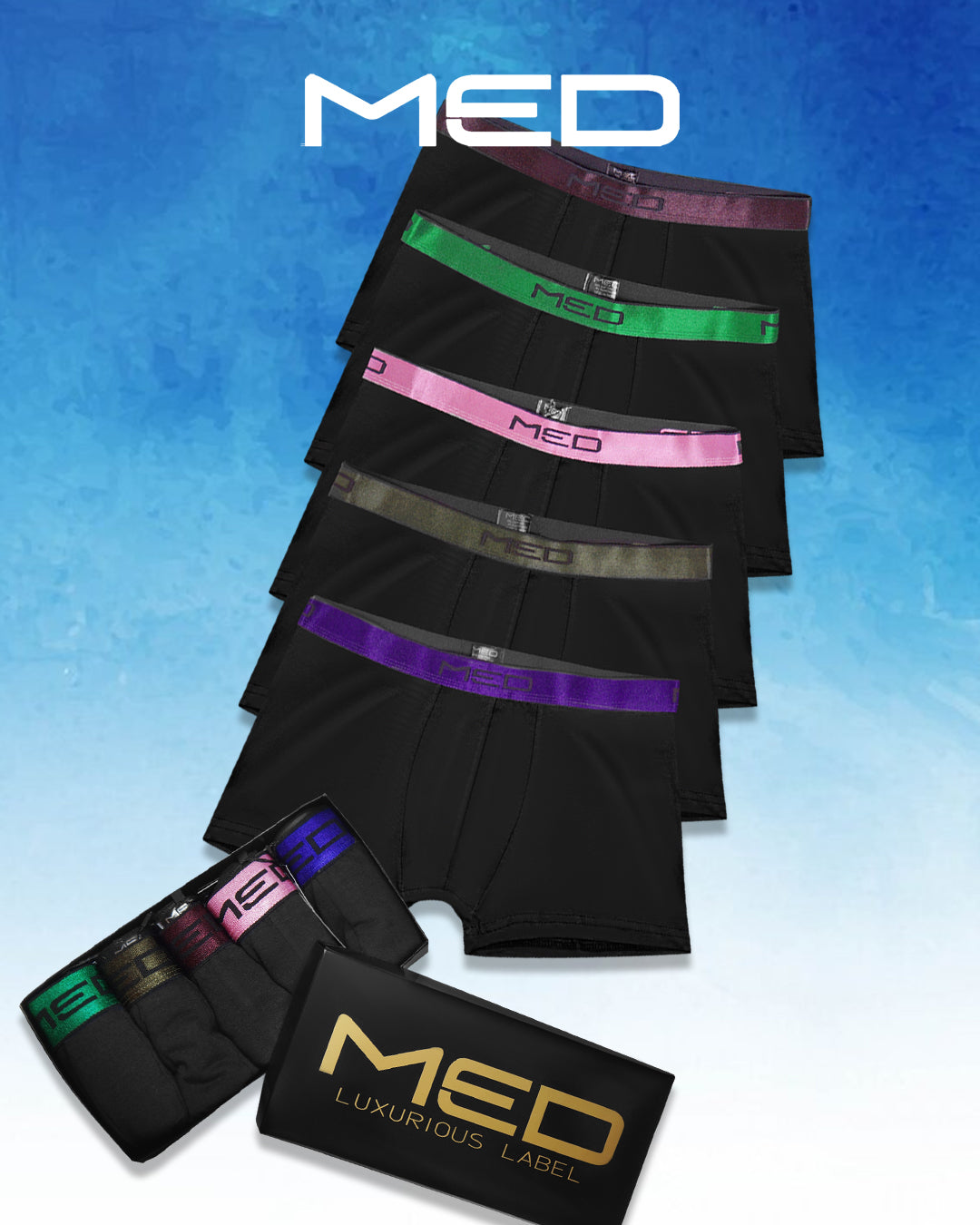 MED LOGAN BOXERS - ΣΕΤ 5
