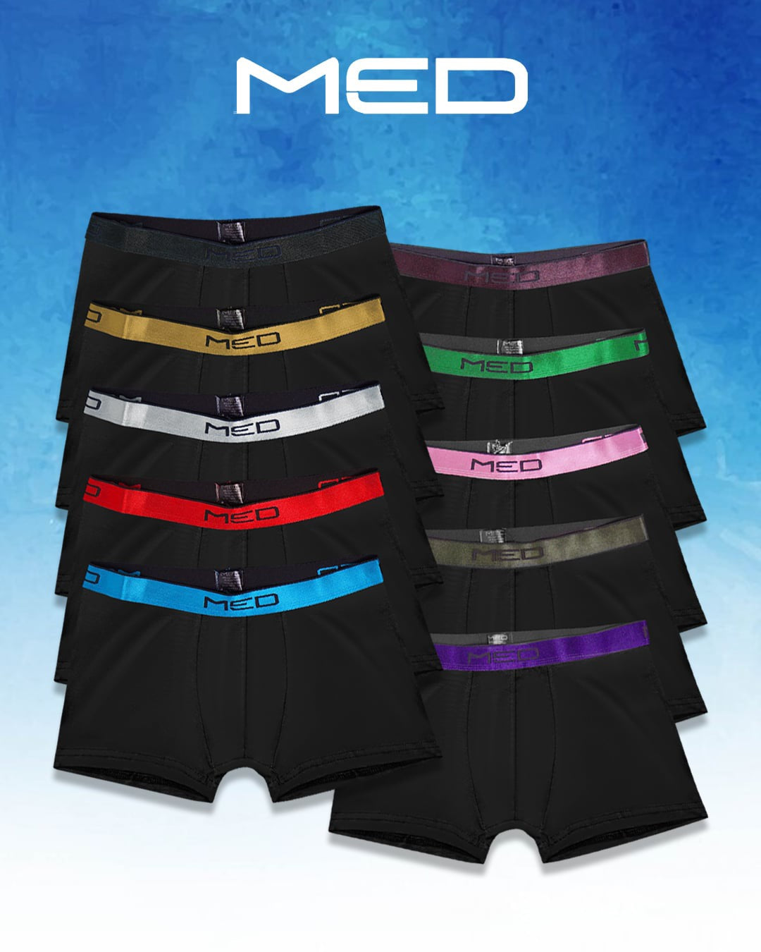 MED LOGAN BOXERS - ΣΕΤ 10